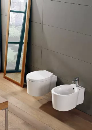 SEDILE PER WC IN TERMOINDURENTE SOFT CLOSE A SGANCIO RAPIDO BUCKET BIANCO