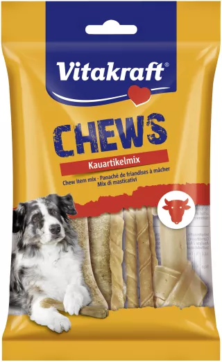 Vitakraft Multipack Chews Mix masticativi 5 buste da 200 gr.