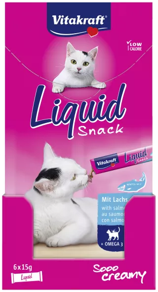 Vitakraft cat liquid-snack con omega 3 multipack 66 pezzi 990 gr.