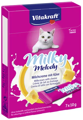 Vitakraft Milky Melody formaggio multipack 77 porzioni da 10 gr.
