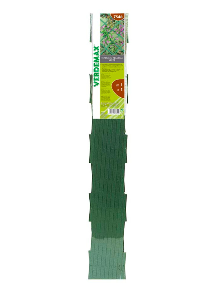 traliccio estensibile per piante rampicanti in plastica colore verde da mt 2x1 