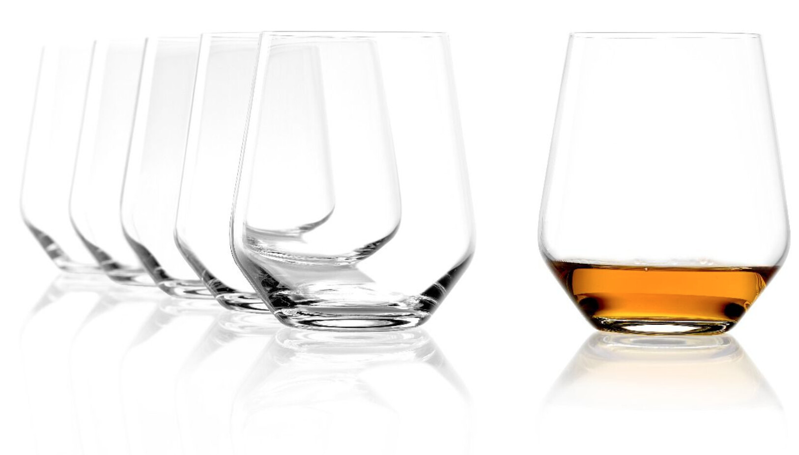 Bicchieri da Whisky Stölzle Lausitz Quatrophil 644ml set da 6 qualità Premium resistenti ai lavaggi in lavastoviglie 