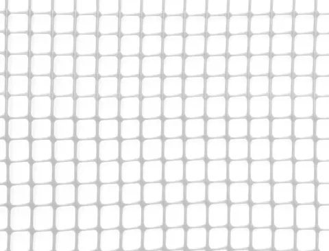 VERDEMAX Rete quadra in PE mt. 30x h. 1 mt. maglia 10x10 mm. Bianco