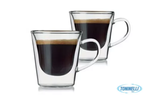 Tazze termiche caffè espresso cl. 12 set da 2