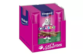 Vitakraft Cat-stick mini anatra e coniglio multipack 20 buste da 18 gr.
