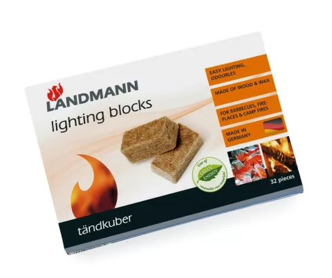 Landmann accendifuoco ecologici multipack 3 confezioni per 96 cubetti