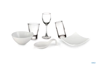 Appetisers servizio aperitivi 36 pz. porcellana e vetro