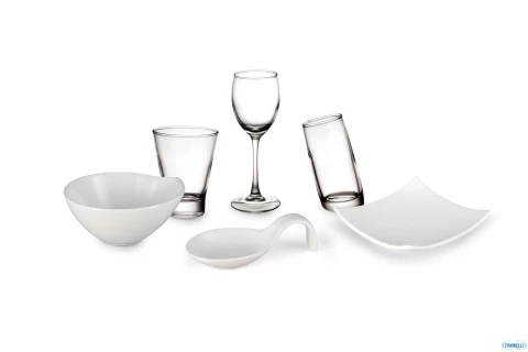 Appetisers servizio aperitivi 36 pz. porcellana e vetro