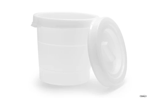 Araven secchio con coperchio cm. 40 lt. 30 bianco