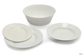 Everyday servizio piatti tavola 19 pz. in vetro opale