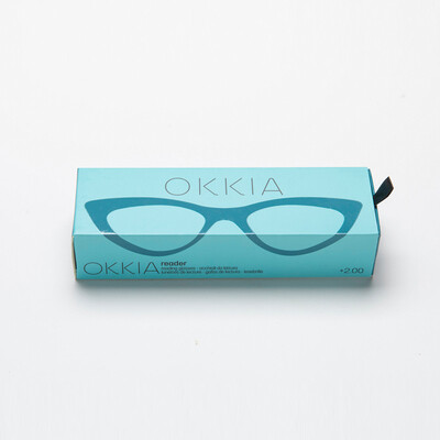 OKKIA Lesebrille Adriana Small Cat Eye