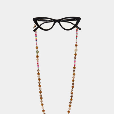 OKKIA  Brillenkette mit blume  