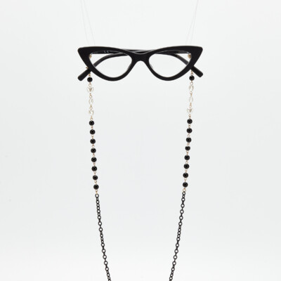 OKKIA Accessories White Heart Glasses chain  