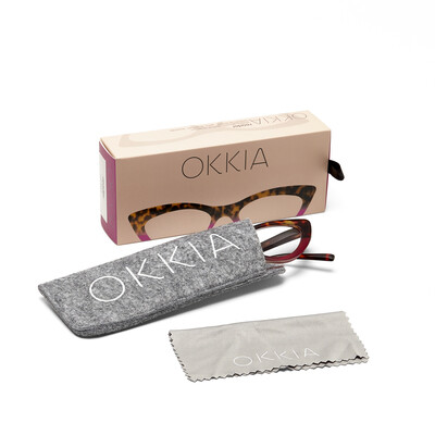 OKKIA Lesebrille Adriana Small Cat Eye