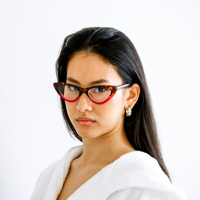 OKKIA Lesebrille Adriana Small Cat Eye