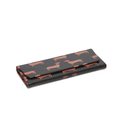 OKKIA Accessori Custodia per occhiali Magic con stampa Bassotto  