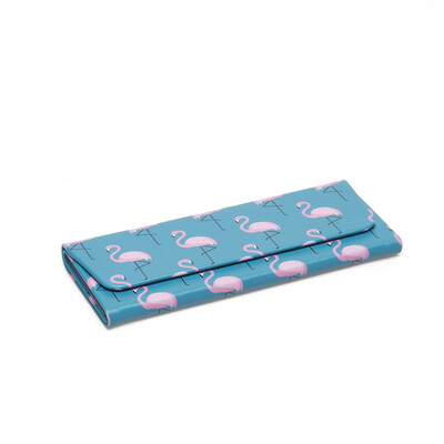 OKKIA Accessories Magic glasses case with Flamingo print  