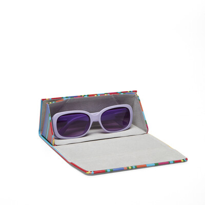 OKKIA Accessori Custodia per occhiali Magic con stampa Arcobaleno  