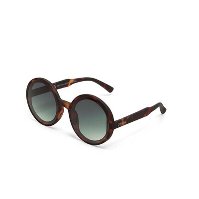 OKKIA Sole Monica Round classic havana (lenti verdi)