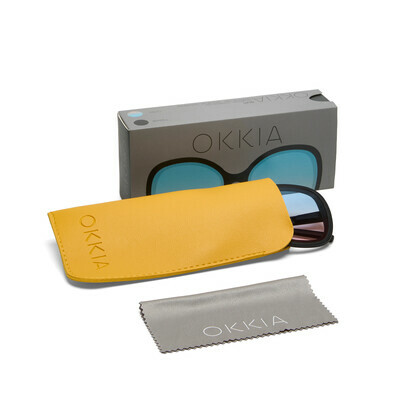 OKKIA Sole Anna   nero (lenti blu/rosa)