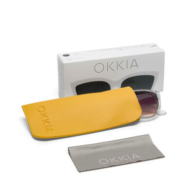 OKKIA Sole Silvia   clear (lenti nere)