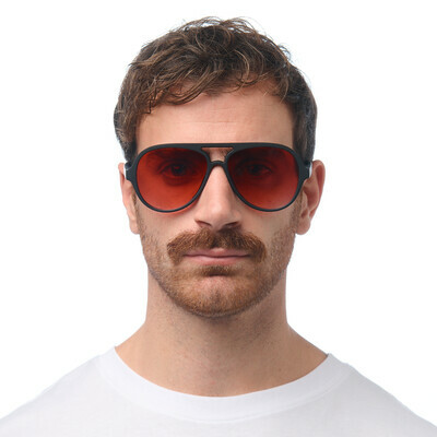 OKKIA Sole Alessio   nero (lenti rosse)