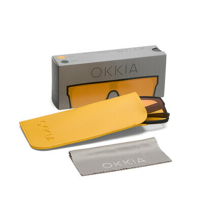 OKKIA Sol Tokyo   negro (lentes amarillas)