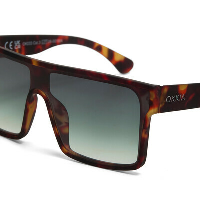 OKKIA Sol Tokyo   classic havana (lentes verdes)