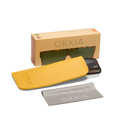 OKKIA Sol Tokyo   classic havana (lentes verdes)