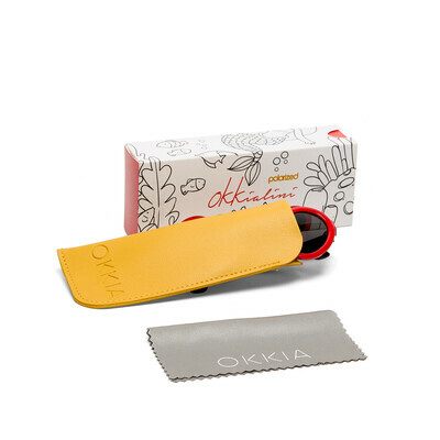 OKKIA Sole CUORE OKKIALINI BAMBINA nero/rosso