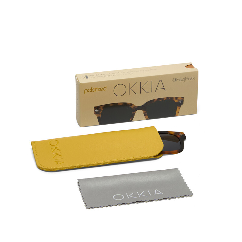 OKKIA Accessories MagMask Clip-On Giovanni Classic Havana