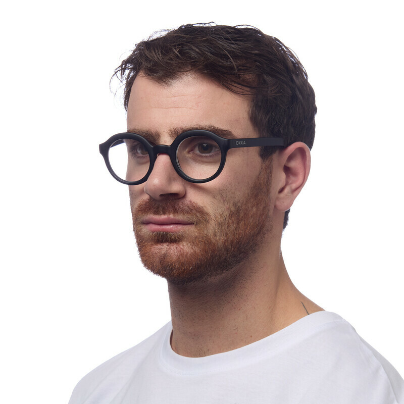 OKKIA Reading Lauro reading Round Black