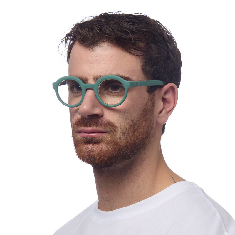 OKKIA Reading Lauro reading Round Green Sage