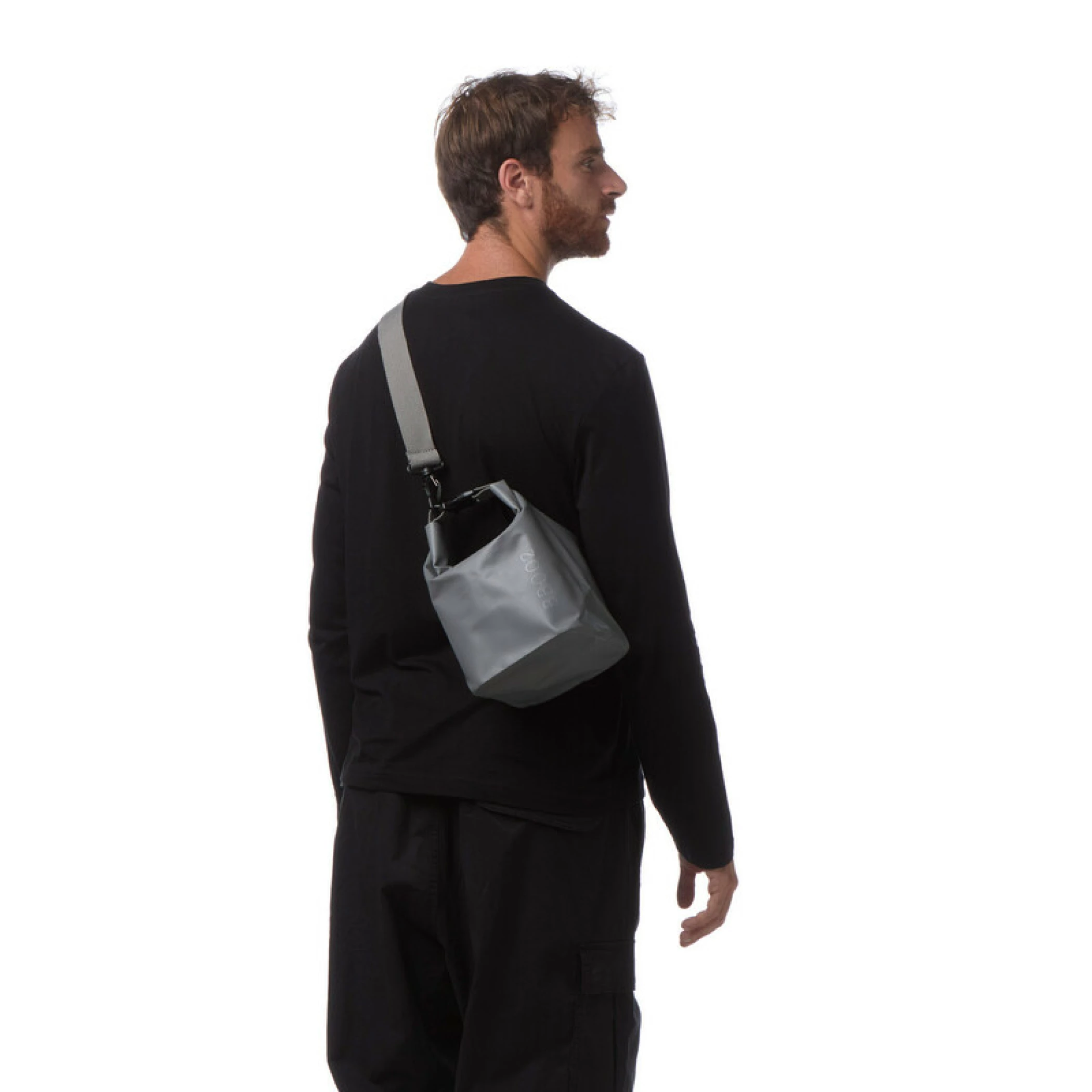 BAYBAG Borse a tracolla Sacca Roll-top Piccola 5L   grigio