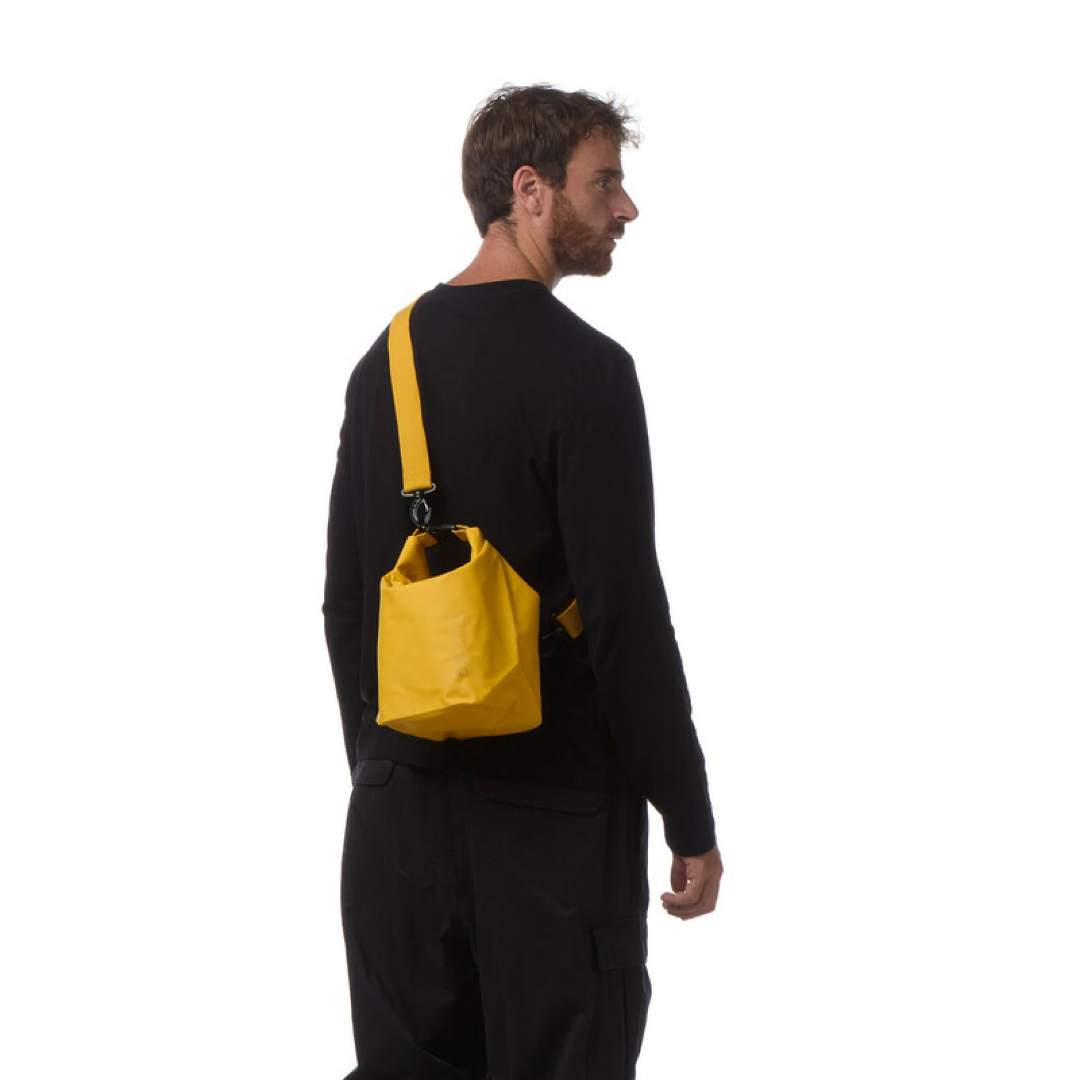 BAYBAG Borse a tracolla Sacca Roll-top Piccola 5L   mustard yellow