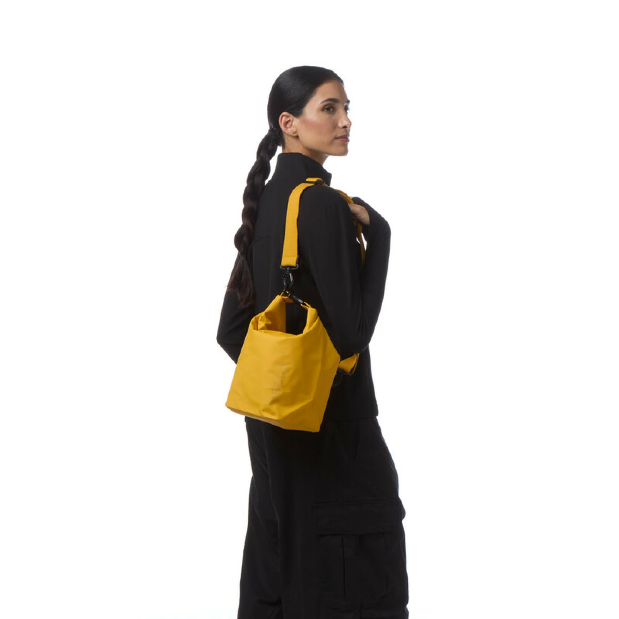 BAYBAG Borse a tracolla Sacca Roll-top Piccola 5L   mustard yellow