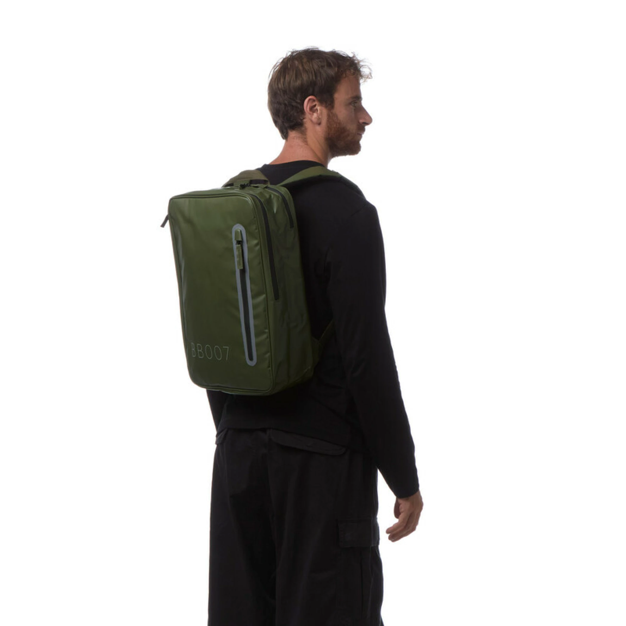 BAYBAG Zaini Zaino Waterproof con cerniera 14 Litri   kale