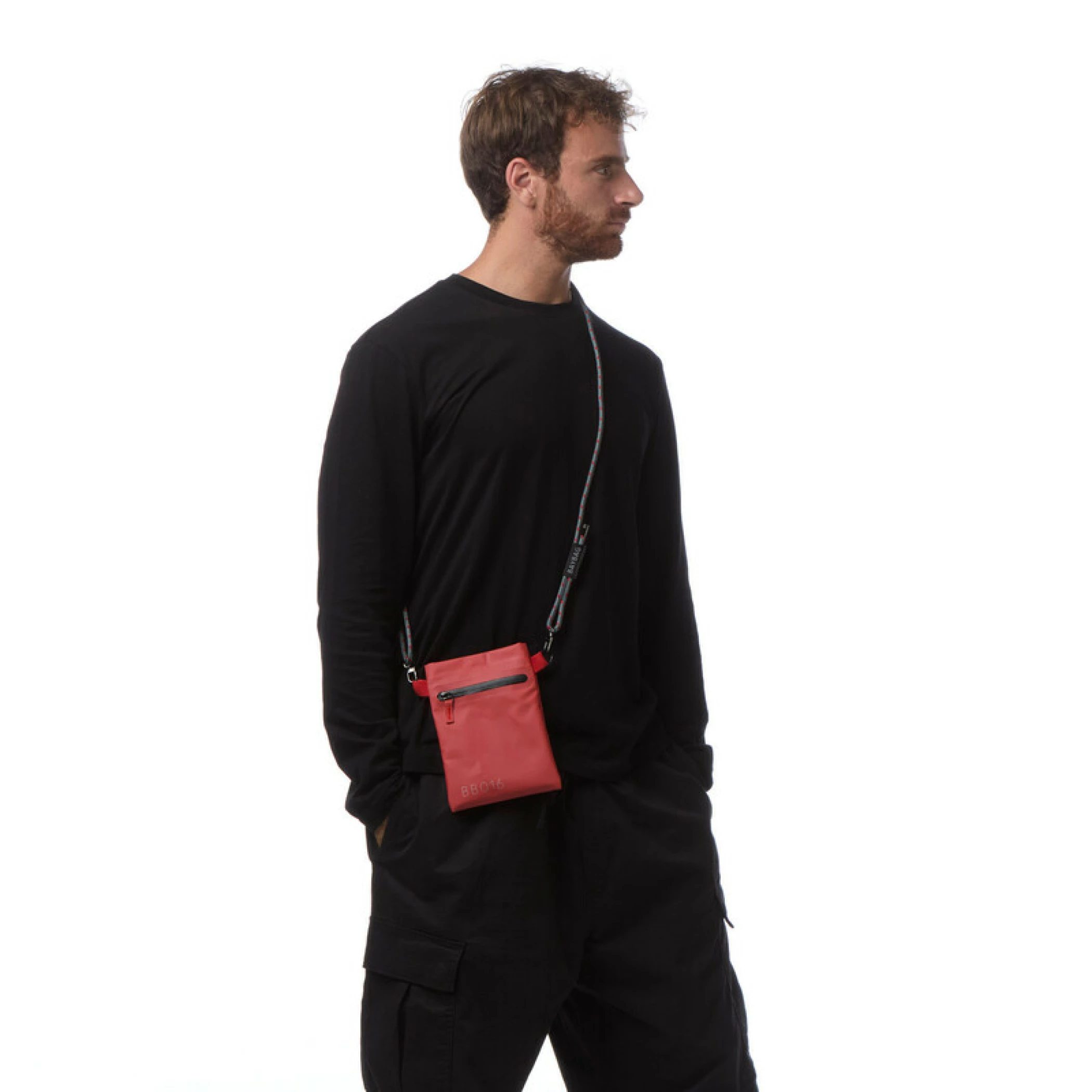 BAYBAG Borse a tracolla Borsa a tracolla Waterproof 0,5 Litri   dark red