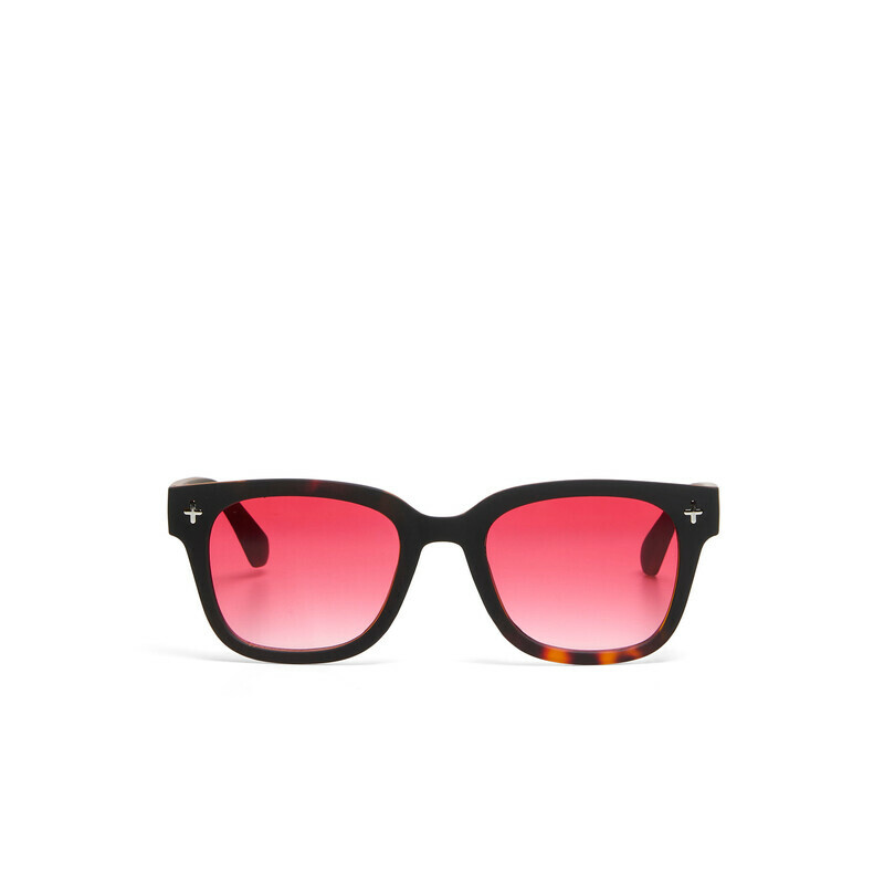 OKKIA Sun Giovanni   Havana Black (red lenses)