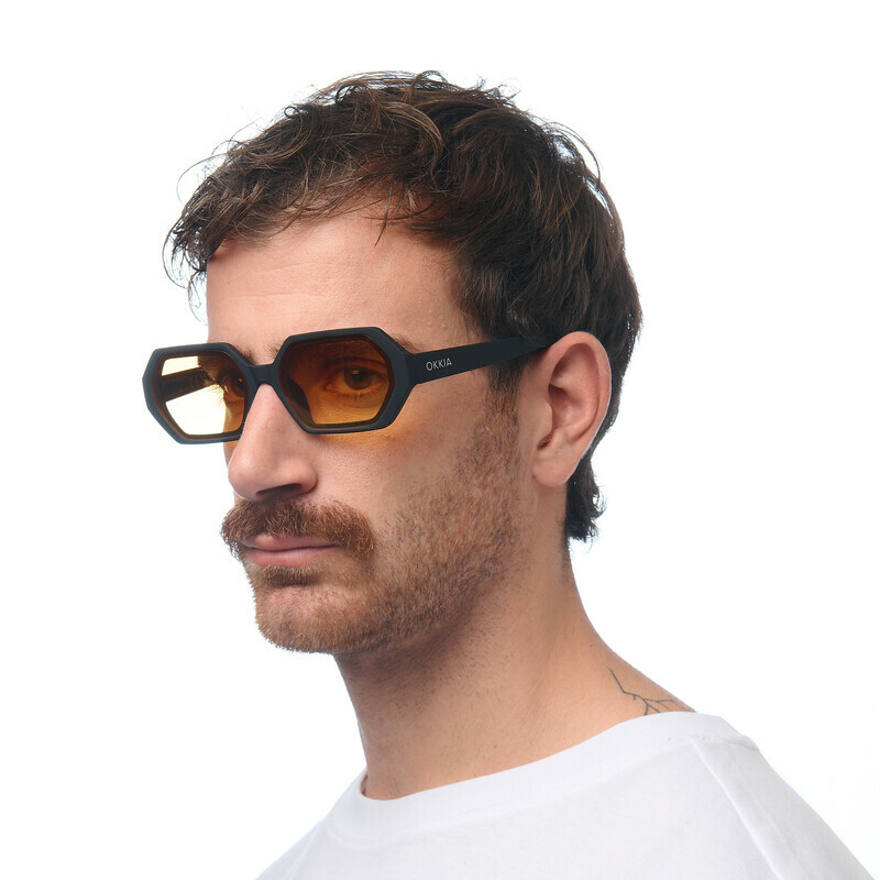 OKKIA Sol Andrea   Negro (lentes amarillas)
