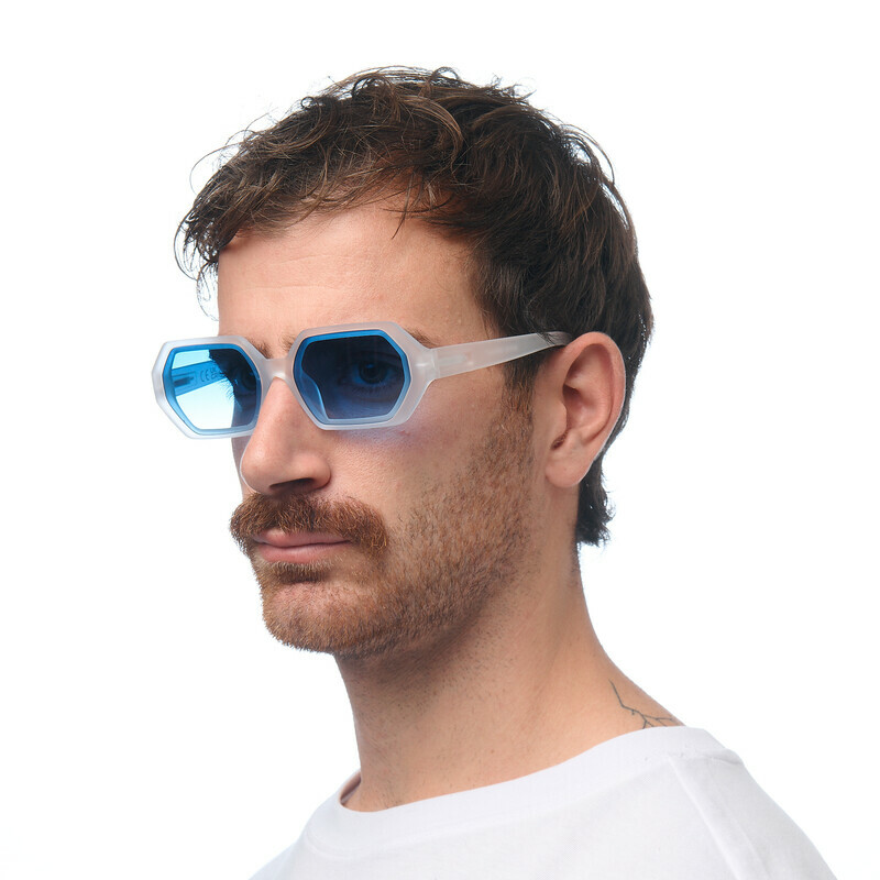 OKKIA Sol Andrea   Clear (lentes azul oscuro)