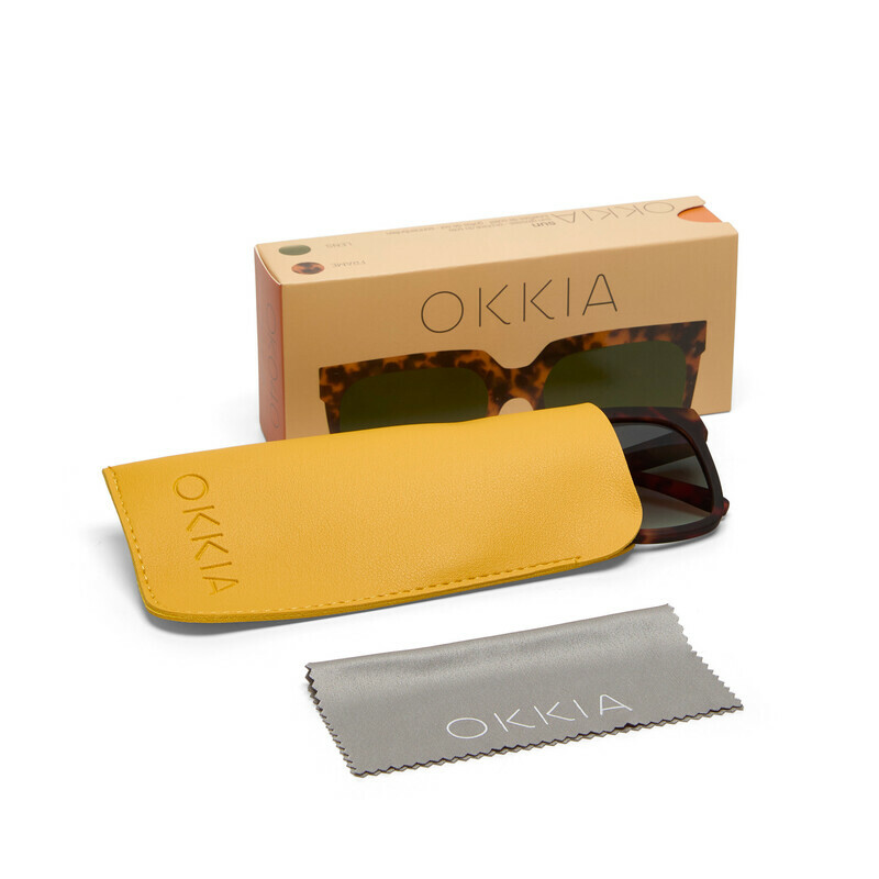 OKKIA Sol Roma   Classic Havana (lentes verdes)