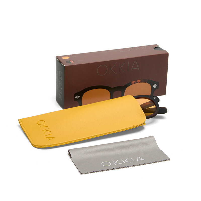 OKKIA Sol Milano   Negro (lentes amarillas)