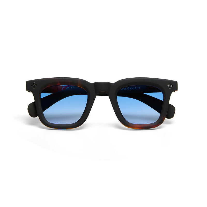 OKKIA Sol Firenze   Havana Black (lentes azules)