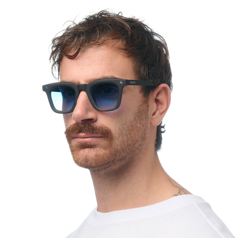 OKKIA Sol Firenze   Havana Black (lentes azules)