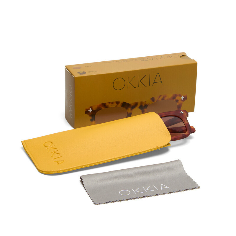 OKKIA Sol Firenze   Sahara Havana (Lentes marrones)