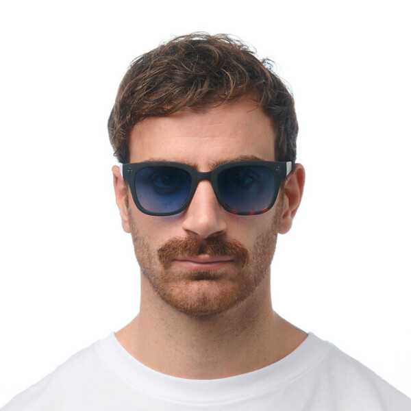 OKKIA شمس جيوفاني Havana Black (عدسات زرقاء)