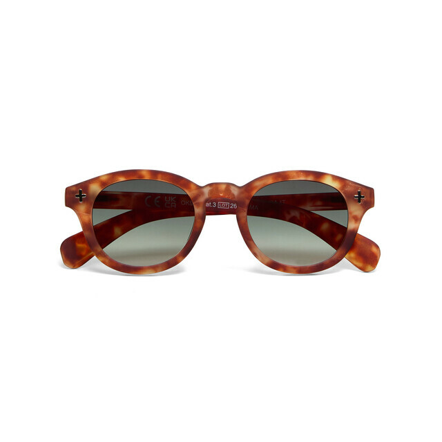 OKKIA Sun Milano   Sahara Havana (green lenses)