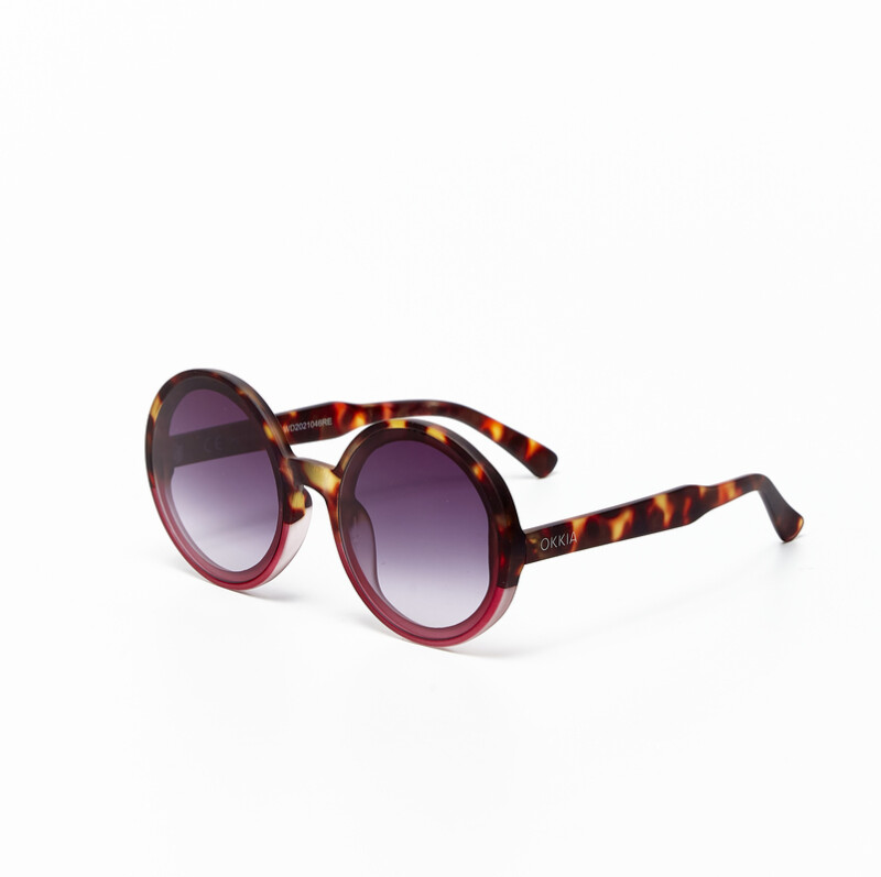 OKKIA Sun Monica Round Havana pink