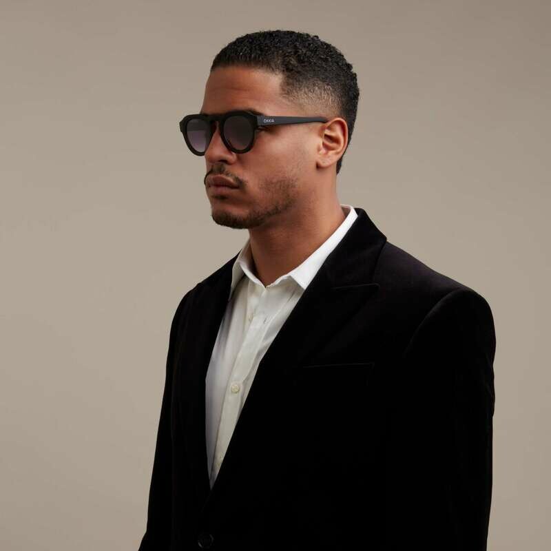 OKKIA Sun Zeno Round Havana Black (brown lenses)